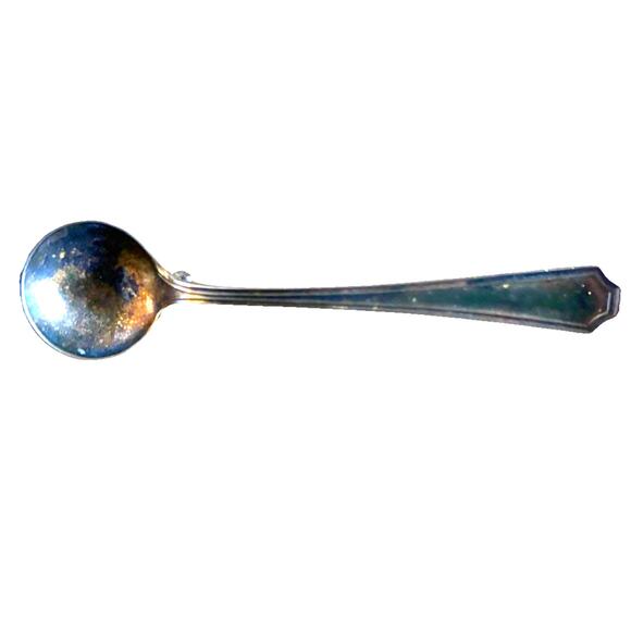 Vintage 1910 GORHAM STERLING SIlVER Tiny Salt spoon pin brooch - Picture 1 of 11